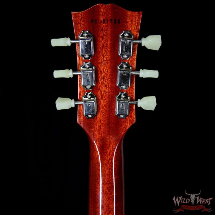 2016 Gibson Custom Shop Standard Historic Les Paul R8 1958 Gloss Flame Top Washed Cherry 8.85 Pounds - Image 10