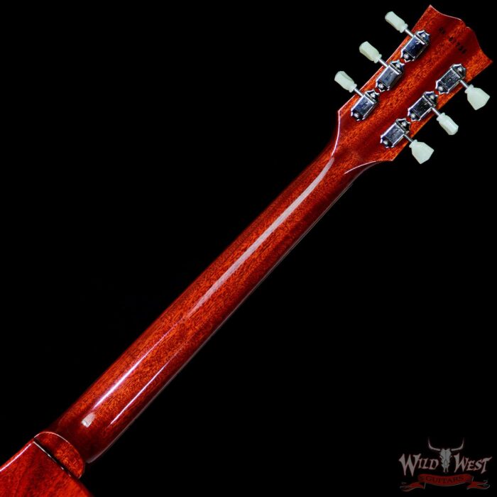 2016 Gibson Custom Shop Standard Historic Les Paul R8 1958 Gloss Flame Top Washed Cherry 8.85 Pounds - Image 11