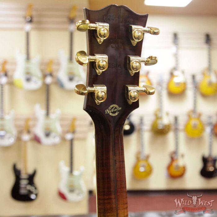 Gibson Custom Shop SJ-200 Flame Maple Side Back & Neck Rosewood Board Wildfire Burst - Image 9