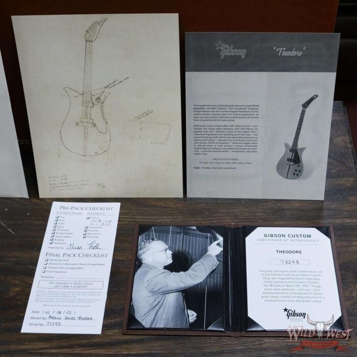 Gibson Custom Shop Archive Collection Theodore Ebony (Blemished) - Image 11