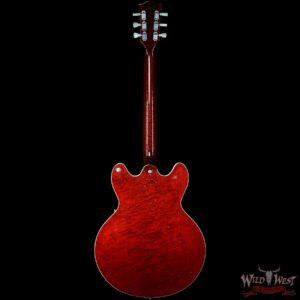 Gibson Memphis 1963 ES-335 TDC Traditional Aged Hand Select Top Baked Weight Relieved Central Block Sixties Cherry - Image 5