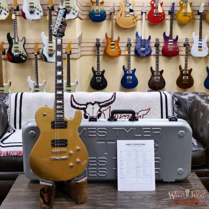James Tyler JTG M1 (Mongoose) HH Set-Neck Maple Top Okoume Body & Neck Rosewood Fingerboard Egyptian Gold 7.30 LBS - Image 7