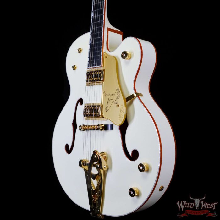 Gretsch G6136T-59 ‘59 Falcon Hollow Body with Bigsby Vintage White Owned by Misha Mansoor (Periphery) - Image 2