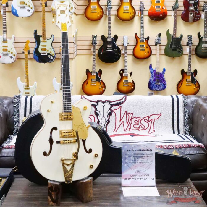 Gretsch G6136T-59 ‘59 Falcon Hollow Body with Bigsby Vintage White Owned by Misha Mansoor (Periphery) - Image 5