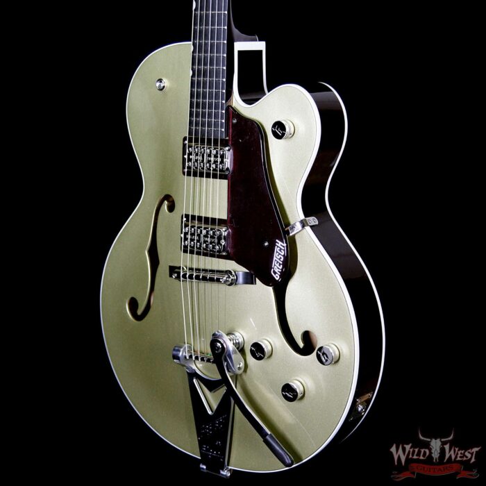 Gretsch G6118T 135th Anniversary LTD w/ Bigsby Ebony Fingerboard 2 Tone Casino Golds/Cherry Metallic - Image 2