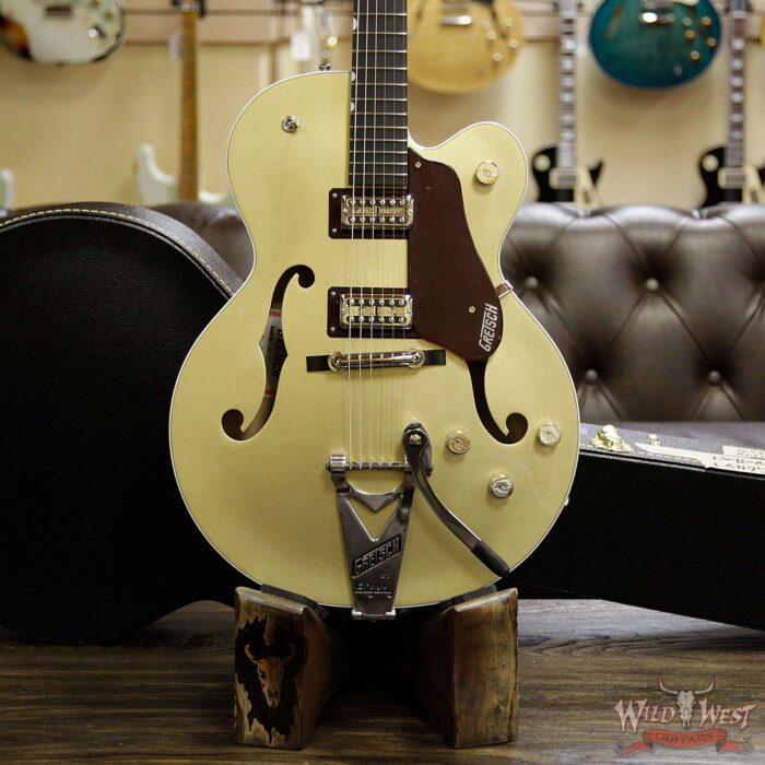 Gretsch G6118T 135th Anniversary LTD w/ Bigsby Ebony Fingerboard 2 Tone Casino Golds/Cherry Metallic - Image 10