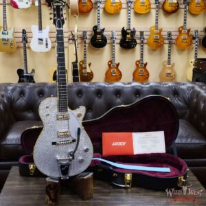Gretsch G6129T-59 Vintage Select ‘59 Silver Jet with Bigsby Silver Sparkle - Image 5