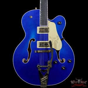 Gretsch G6136T Limited Edition Falcon with String-Thru Bigsby Azure Metallic - Image 3