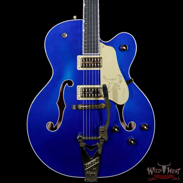 Gretsch G6136T Limited Edition Falcon with String-Thru Bigsby Azure Metallic - Image 3