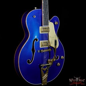 Gretsch G6136T Limited Edition Falcon with String-Thru Bigsby Azure Metallic - Image 4