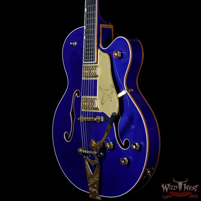 Gretsch G6136T Limited Edition Falcon with String-Thru Bigsby Azure Metallic - Image 2