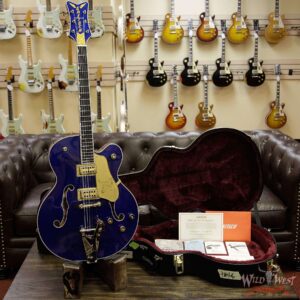 Gretsch G6136T Limited Edition Falcon with String-Thru Bigsby Azure Metallic - Image 12