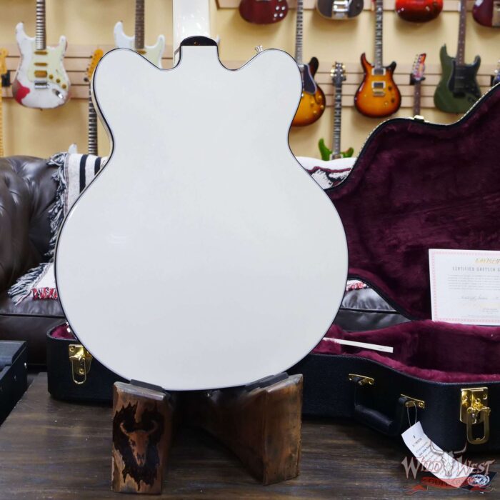 Gretsch G6636T-RF Richard Fortus Signature Falcon Center Block with String-Thru Bigsby Ebony Fingerboard Vintage White - Image 10