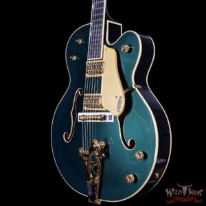 Gretsch G6196T-59 Vintage Select Edition ‘59 Country Club Hollow Body with Bigsby Filter’Tron Pickups Cadillac Green - Image 2