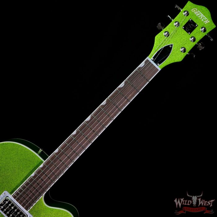 Gretsch G6120-HR Brian Setzer Signature Hot Rod Hollow Body w/ Bigsby Rosewood Fingerboard Extreme Coolant Green Sparkle - Image 4