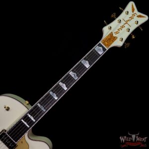 Gretsch G6136-55 Vintage Select Edition ‘55 Falcon Hollow Body with Cadillac Tailpiece TV Jones T-Armond Pickups Vintage White - Image 4