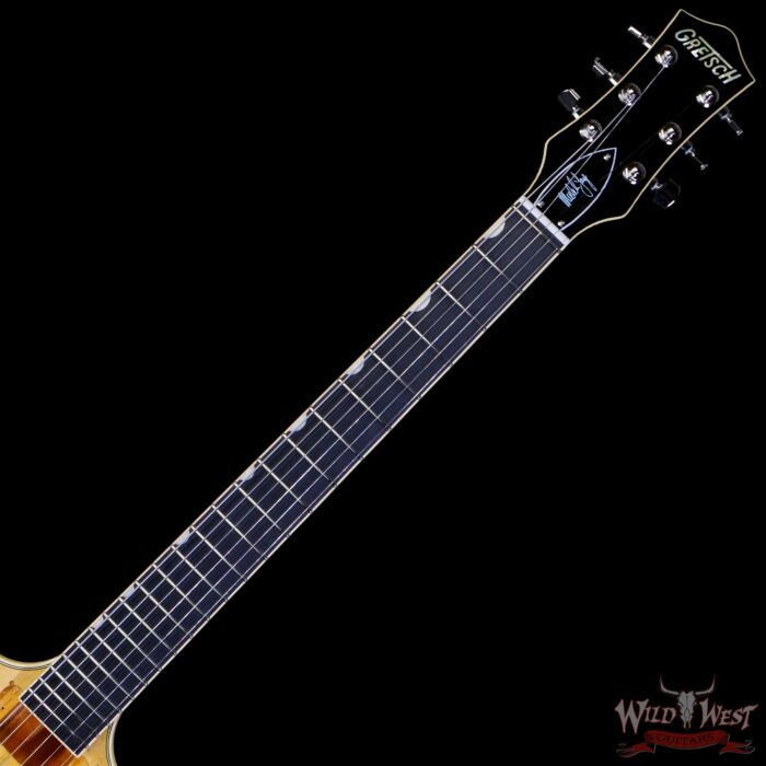 Gretsch G6131-MY Malcolm Young Signature Jet Ebony Fingerboard Natural - Image 4