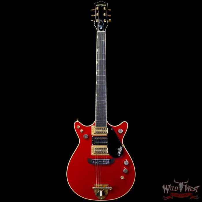 Gretsch G6131-MY-RB Limited Edition Malcolm Young Signature Jet Ebony Fingerboard Vintage Firebird Red - Image 3