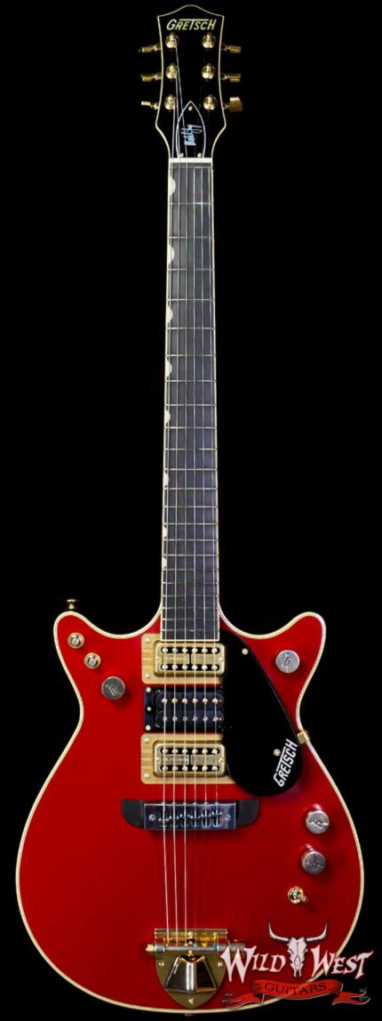 Gretsch G6131-MY-RB Limited Edition Malcolm Young Signature Jet Ebony Fingerboard Vintage Firebird Red