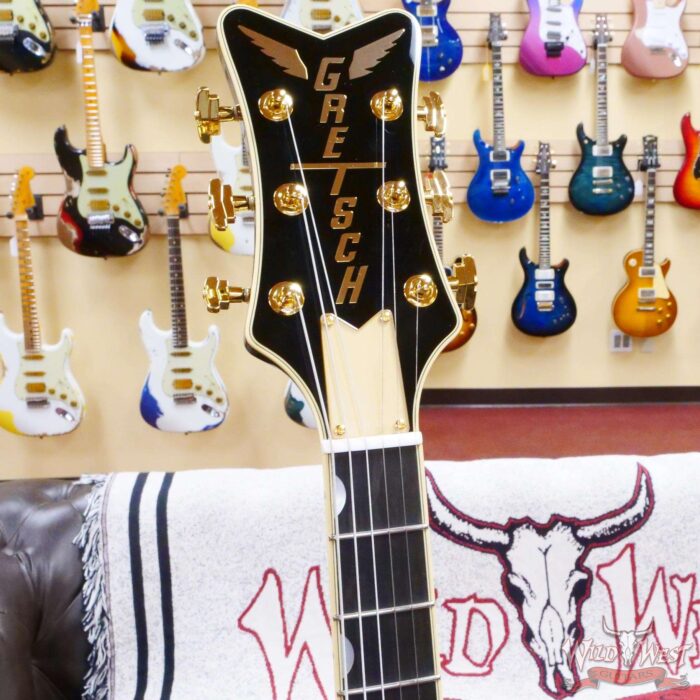 Gretsch G6134TG Limited Edition Paisley Penguin with String-Thru Bigsby Ebony Fingerboard Black Paisley - Image 6