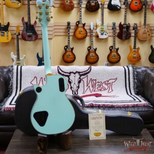 Gretsch USA Custom Shop Stephen Stern Masterbuilt G6134-CS Penguin Cadillac G Tailpiece Relic Surf Green - Image 9