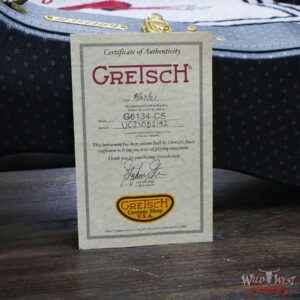 Gretsch USA Custom Shop Stephen Stern Masterbuilt G6134-CS Penguin Cadillac G Tailpiece Relic Surf Green - Image 12