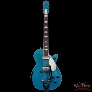 Gretsch USA Custom Shop Stephen Stern Masterbuilt 1957 Regal Turquoise Dou Jet G6128-CS NOS Rocking Bar Bridge w/ Bigsby B3C - Image 3