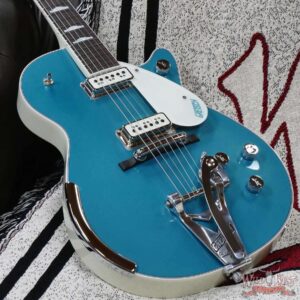 Gretsch USA Custom Shop Stephen Stern Masterbuilt 1957 Regal Turquoise Dou Jet G6128-CS NOS Rocking Bar Bridge w/ Bigsby B3C - Image 7