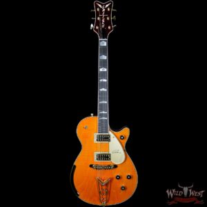 Gretsch USA Custom Shop Masterbuilt Stephen Stern G6134 Orange Penguin NOS TV Jones Classic Pickups - Image 4