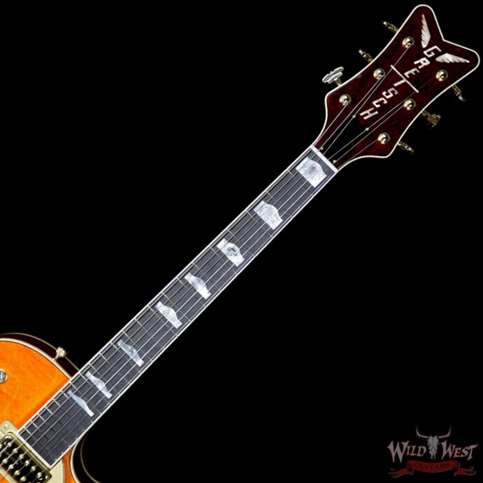 Gretsch USA Custom Shop Masterbuilt Stephen Stern G6134 Orange Penguin NOS TV Jones Classic Pickups - Image 7