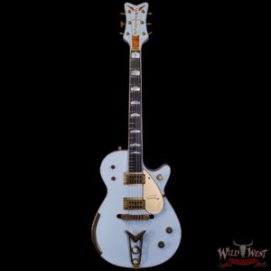 Gretsch Custom Shop Chad Henrichsen Masterbuilt 59’ Penguin Relic Sonic Blue - Image 3