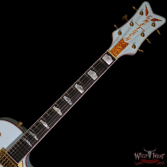 Gretsch Custom Shop Chad Henrichsen Masterbuilt 59’ Penguin Relic Sonic Blue - Image 5