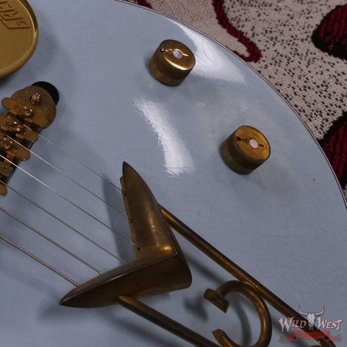 Gretsch Custom Shop Chad Henrichsen Masterbuilt 59’ Penguin Relic Sonic Blue - Image 10