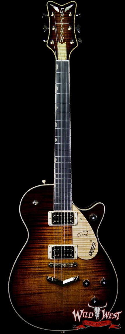 Gretsch USA Custom Shop Masterbuilt Gonzalo Madrigal G6134 ‘59 Penguin Flame Maple Top Tiger Eye Stain