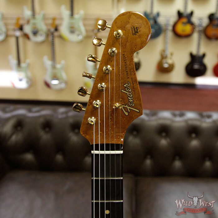 Fender Custom Shop Paul Waller Masterbuilt Artisan Claro Walnut Stratocaster HSS African Blackwood Board - Image 10