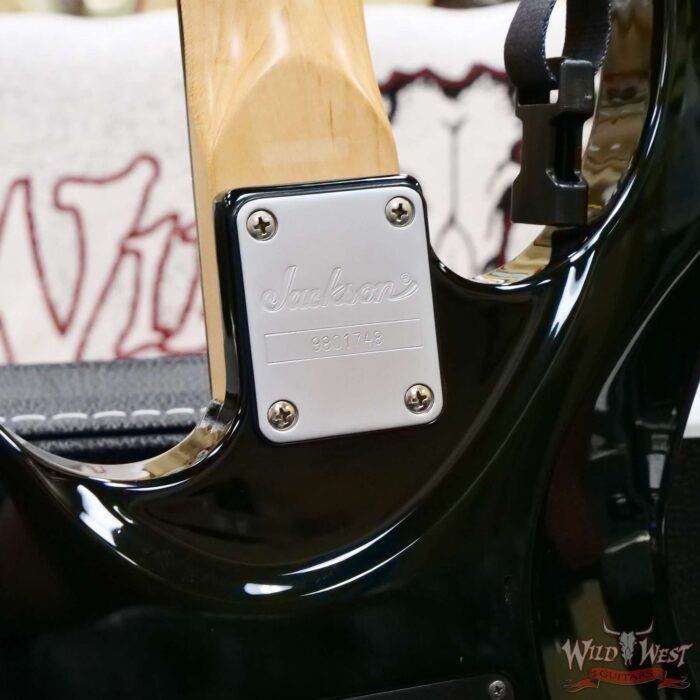 Jim Root Collection 1998 Jackson DR3 Dinky Reverse Headstock Flame Maple Top Transparent Green 7.65 LBS - Image 13