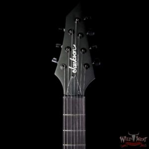 Jackson USA Select B7 EMG Deluxe Neck-Thru HH 7-String Baritone Satin Black - Image 8