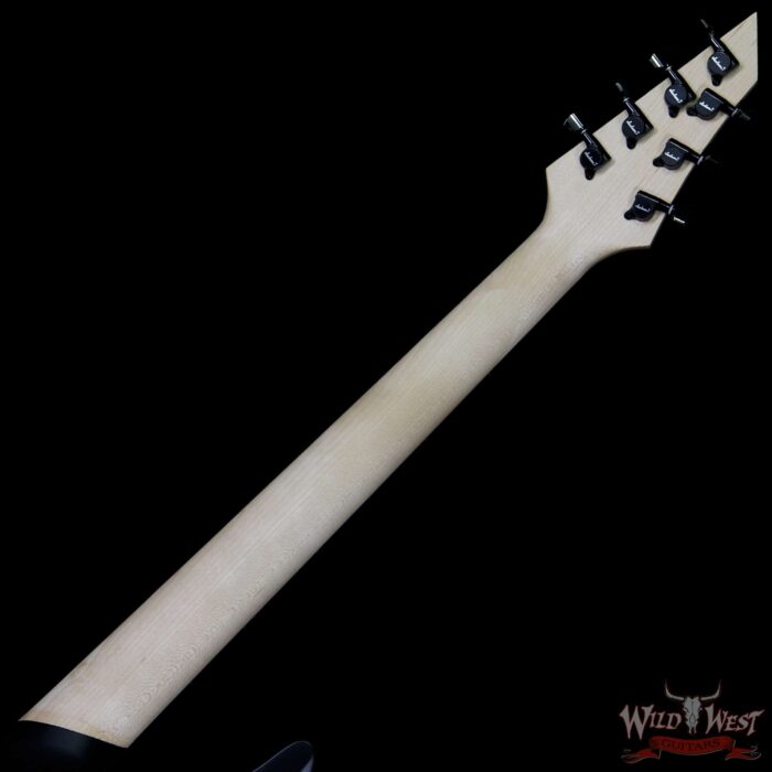 Jackson USA Select B7 EMG Deluxe Neck-Thru HH 7-String Baritone Satin Black - Image 11