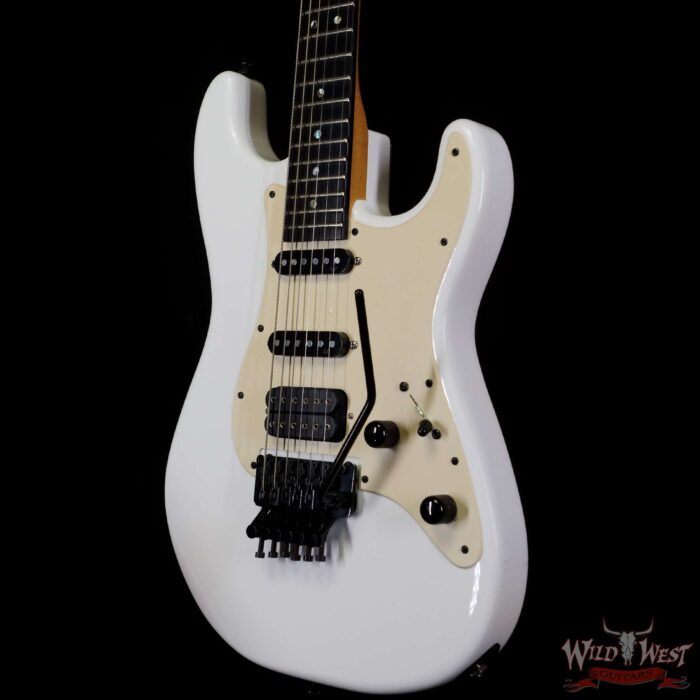 Jackson USA Signature Adrian Smith San Dimas Ebony Fingerboard Snow White Owned by Misha Mansoor (Periphery) - Image 2