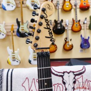 Jackson USA Signature Adrian Smith San Dimas Ebony Fingerboard Snow White Owned by Misha Mansoor (Periphery) - Image 7