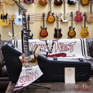 Jackson Custom Shop Pat McGarry Masterbuilt Cracked Mirror Kelly HH EMG Pickups TOM String-Thru Body - Image 5