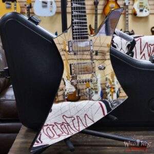 Jackson Custom Shop Pat McGarry Masterbuilt Cracked Mirror Kelly HH EMG Pickups TOM String-Thru Body - Image 7