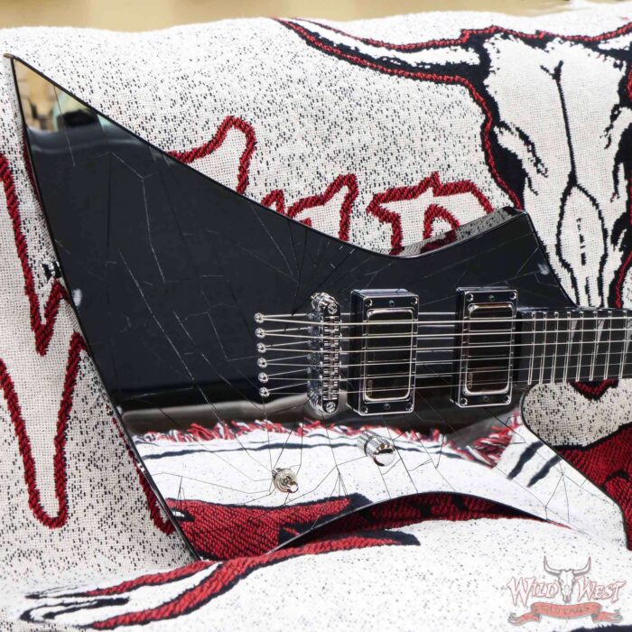 Jackson Custom Shop Pat McGarry Masterbuilt Cracked Mirror Kelly HH EMG Pickups TOM String-Thru Body - Image 9