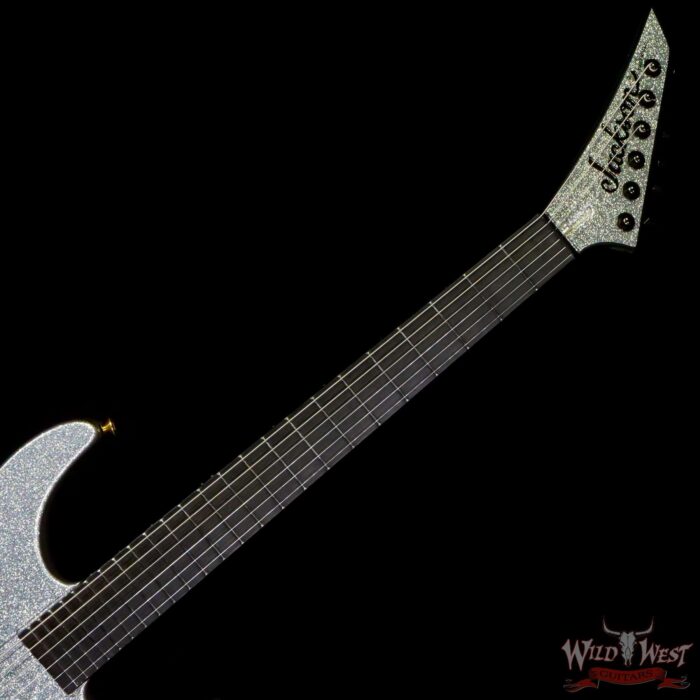 Jackson USA Custom Shop SL1H Soloist Hardtail Tune-O-Matic Bridge Silver Sparkle - Image 4
