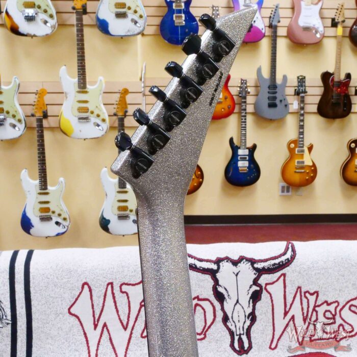 Jackson USA Custom Shop SL1H Soloist Hardtail Tune-O-Matic Bridge Silver Sparkle - Image 10
