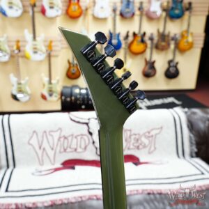 Jackson Custom Shop Limited Edition Kelly KE2H TOM Adjust-o-Matic Bridge Bare Knuckle Pickups Olive Drab Green 8.00 LBS - Image 8