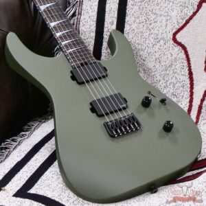 Jackson American Series SL2MG HT Soloist Hardtail EMG Pickups Ebony Fingerboard Matte Army Drab 7.70 LBS - Image 7