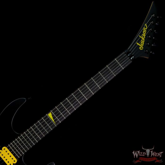 Jackson MJ Series Dinky DKR Ebony Fingerboard Satin Black - Image 4