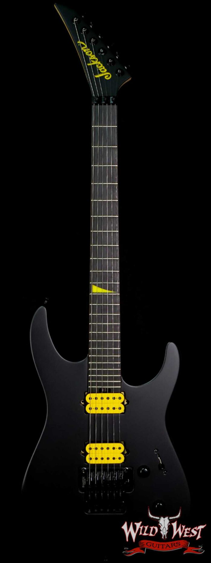 Jackson MJ Series Dinky DKR Ebony Fingerboard Satin Black - Image 1