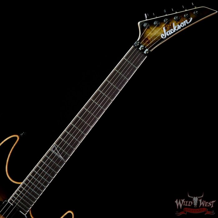 Jackson Limited Edition Wildcard Series Soloist™ SL2P Poplar Burl Top Ebony Board Fishman Fluence - Image 4